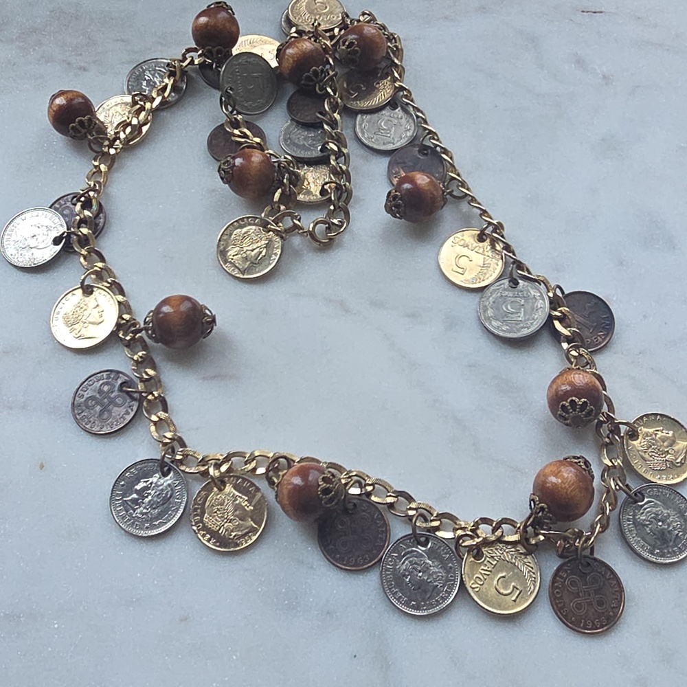 Traveler Charm Coin Necklace - Picture 4 of 11